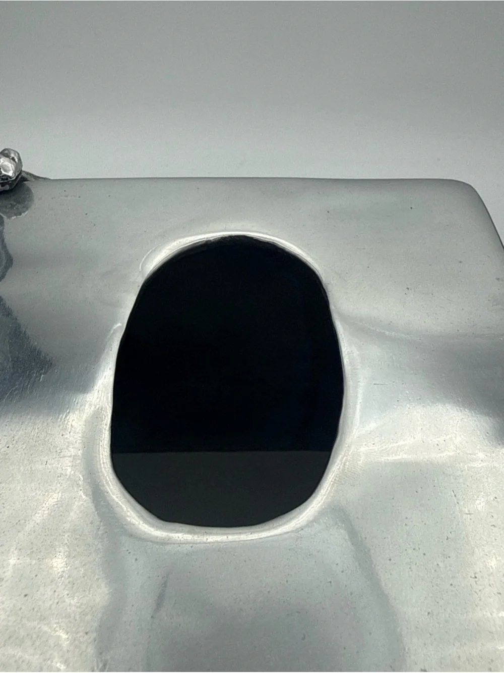 Vintage Paradigm Exclusives India Metal Tissue Box Cover Square Etched Leaf Frog
